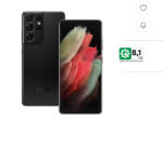 Smartphone Samsung Galaxy S21 Ultra 5G 128 Go Noir fantôme à 999€
