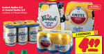Grolsch radler en/of Amstel radler 0,0 2x6flesjes/blikjes 4,49