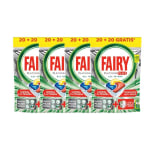 Fairy Platinum Plus All in One 160 Pastillas Lavavajillas, Pack Ahorro 2x1 por 26,80€