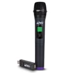 PARTY LIGHT & SOUND - Système de microphone à main sans fil avec écran digital UHF via USB pour 39,99€ chez Rueducommerce