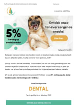 5% korting op alle dental hondensnacks met de kortingscode
