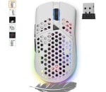 Vanguard 64G COMPETICIÓN 2022 | Rtón Gaming Ultra-Ligero Profesional | 18.000 dpi | RGB + Sensor Profesional con batería Recargable de Larga duración (White) por 38,26€