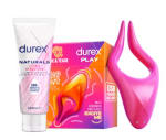 Durex Vibrador Multi Uso RIDE & TEASE + Lubricante Naturals Extra Sensitivo 100ml por 26,87€