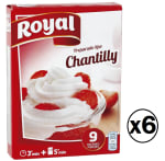 6 Unidades de Royal Crema Chantilly, Preparado en Polvo 9 Raciones, 72g por 8.46€