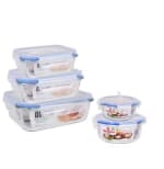 Set de 5 fiambreras de vidrio MAXHOME QUTTIN por solo 16,05€