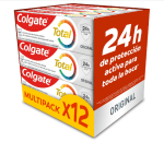 Pack x12 Colgate Total Original Pasta de Dientes 75ml por 14.49€