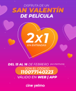 2x1 en entradas de cine YELMO