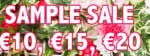 Sample sale diverse kleding voor €10 tot €20