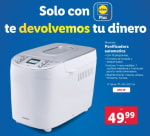 Reembolso total Panificadora automática 850 W con Lidl Plus