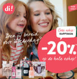 -20% korting op de hele eshop bij Di met deze code