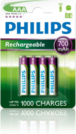 Philips R03B4A70/10 - Pack de 4 Pilas Recargables por 4,79€