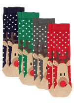 Calcetines navideños 4 pares por 4.99€