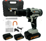 Kit Taladro Destornillador Inalámbrico 21v + 2 Baterías por $32.990