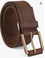 Cinturón de piel Timberland por $379.95 en Amazon