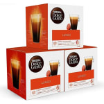 Pack 96 cápsulas Café Lungo Dolce Gusto por 8,61€ (la cápsula por 0,08€)