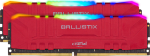 Crucial Ballistix RGB - Kit 32Go Mémoire gamer pour PC de bureau (Rouge) pour 188,39€