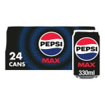 Pepsi Max (Regular or Cherry) 24x330ml - £5.25