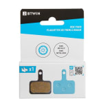 PLAQUETTES DE FREIN A DISQUE COMPATIBLE SHIMANO DEORE /TEKTRO pour 8€ chez Decathlon