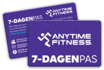 Gratis 7-dagenpas bij Anytime Fitness