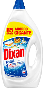 Dixan Gel Total 4+1 Detergente Líquido para Lavadora por 10,90€