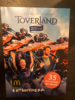 €6,- korting op toverland entree