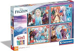 Clementoni Supercolor puzzel 4-in-1 Disney de ijskoningin (21518) voor €3,63 bij Amazon België