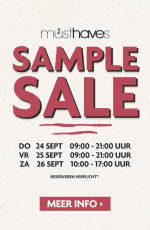 Sample Sale bij The Musthaves