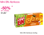 Shopmium - Mini BN Abrikoos dmv terugbetaling