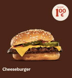 €1 Cheeseburger van Burger King