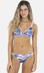 Bikini Maui And Sons Blue Marble multicolor por $9.990