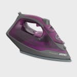 Ferro de passar à vapor da marca Arno na cor Cinza/Roxo - R$ 131,48