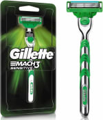 Aparelho de Barbear Gillette Mach3 Sensitive + 1 Carga - R$ 16,90