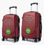 Juego de 2 maletas de 32 litros y 46 por solo 30,55€ en diferentes colores