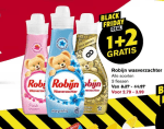 Robijn wasverzachter 1+2 gratis