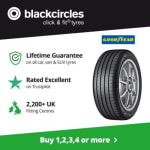 Gather a fitted Goodyear 225/45 R17 94W XL EfficientGrip performance 2 tyres from eBay for £84.08