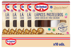 Pack de 10 x 4 Unidades de Lápices Pasteleros de Chocolate DR. OETKER por 18.03€