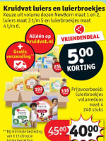 5 euro korting op Kruidvat luiers of luierbroekjes