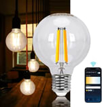 Bombilla LED inteligente Aigostar G80 6W 850LM E27 por solo 6,76€