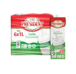 Leche Président desnatada brik 1L Pack de 6 litros por solo 6,55€