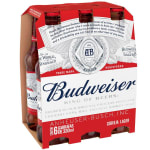 Cerveja Budweiser em 330ml com 6 unid - R$ 21,90