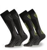 2 Pares de Calcetines Térmicos de Esquí para Hombre por 12,39€