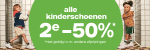 50% korting op elk 2e paar kinderschoenen bij Van Haren