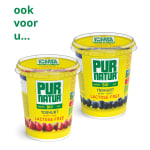 Kortingsbon voor gratis Pur Natur lactosevrije yoghurt met aardbei of bosbes