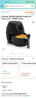 Super goedkope airfryer van Princess! (gebruikt)
