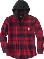 chemise à capuche Jac Oxblood différentes couleurs / Carhartt veste en flanelle doublée polaire, Jacket Flannel Fleece hooded à 57,99€