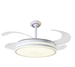 Ventilador de Techo ATENAS con Motor DC y Aspas Desplegables con Luz Led 36W por 35,21€