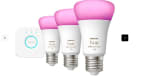 Pack Philips Hue : 3 Ampoules White & Color Ambiance E27 à 79€