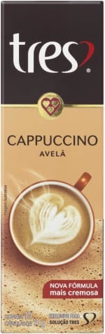 Café 3 Corações em Cápsula de Cappuccino com 5 uni - R$ 49,75