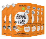 6x 500ml Marcels Green Soap orange & jamine afwasmiddel navulling voor €11,69 bij Kruidvat