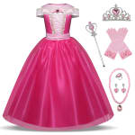 Oferton Vestido + Regalo 6 Accesorios Conjunto Disfraz Aurora Disney por 19,98€